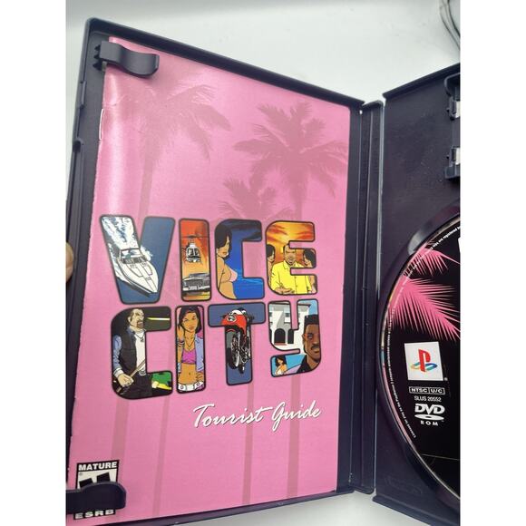 Grand Theft Auto: Vice City (Sony PlayStation 2 PS2, 2002) CIB Complete - Picture 6 of 7